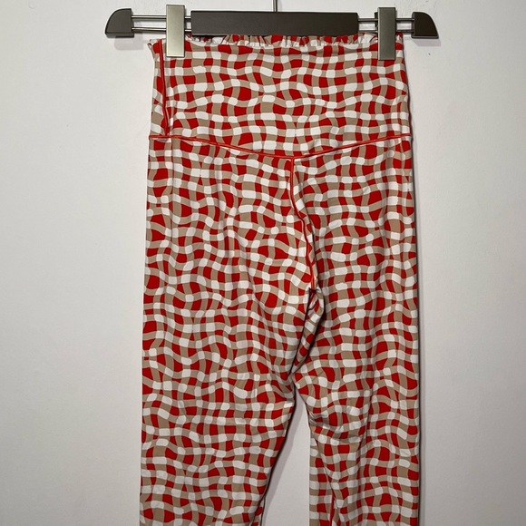 Offline by Aerie gingham Real Me Xtra high waisted crossover Ruffle leggings L - Picture 9 of 9